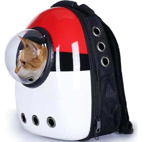 High Quality Breathable Space Capsule Astronaut Bubble Travel Bag Transport Carrying Cute Small Dog Cat Carrier Pet Backpack