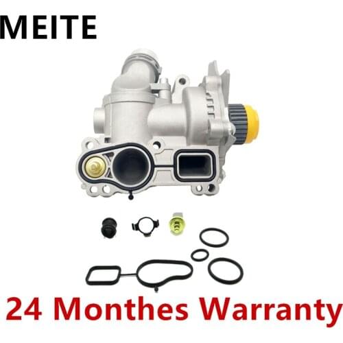 Thermostat Aluminum Water Pump Coolant Pipe For VWPassat CC Tiguan Audi TT A3 A4 Q5 2.0TSI 06H121026DD 06H121026BB 06H 121 026AB