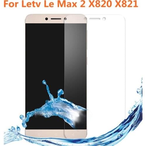 10pcs/lot 9H Explosion-proof Tempered Glass Original Protective Film Screen Protector for Letv Le Max2 Max 2 X820 X821