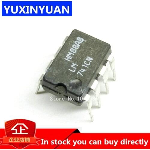 10PCS/LOT LM741CN LM741 DIP8 IC chip IN STOCK