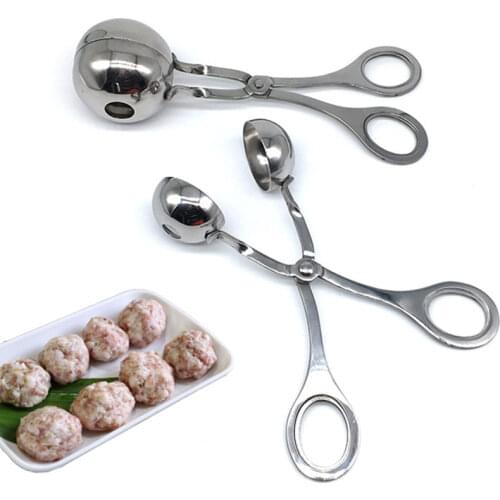304 Stainless Steel Meatball Maker Multifunctional DIY Fish Ball Mould Food Clip Kitchen Cooking Tool Meatball Maker