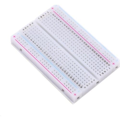 400 Tie Points Solderless PCB Breadboard Mini Universal Test Protoboard DIY Bread Board Bus Test Circuit Board