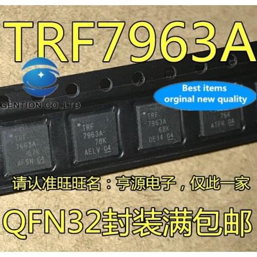 5PCS TRF7963A TRF7963ARHBR RFID reader screen printing 7963 a read/write device IC chip in stock 100% new and original
