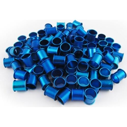 500pcs 8 mm Pigeon foot rings 2018 Aluminum Ring Birds identification tools 4 colors Bird tools wholesale