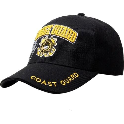 New USCG United States Coast Guard Baseball Caps High Quality Embroidery Adjustable Tacitcal Baseball Cap For Men And Women AE15