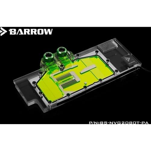 Barrow BS-NVG2080T-PA Water Cooling Block for Founders RTX 2080Ti 2080