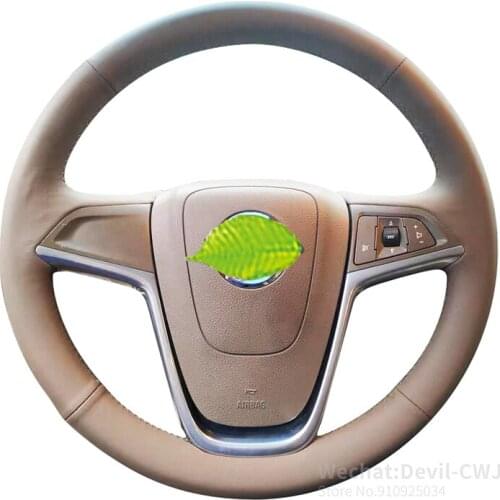 Alcantara steering wheel cover For Buick Excelle Encore 2010-2018 leather suede carbon fiber Auto interior car accessories