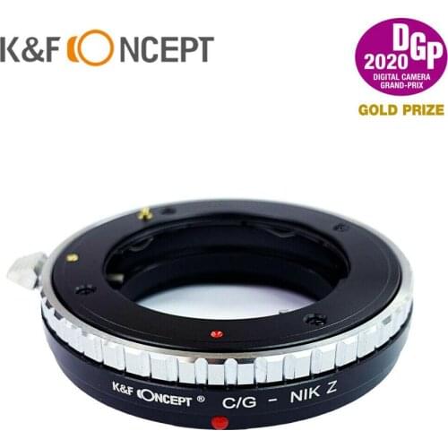 New K&F Concept adapter for Contax G mount lens to Nikon Z mount Z6 Z7 Z50 camera free shipping