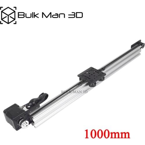 Belt Driven Linear Actuator Kit with Nema17 Stepper Motor,Z Axis DIY CNC Sliding Table Lead Screw Travel - 1000mm