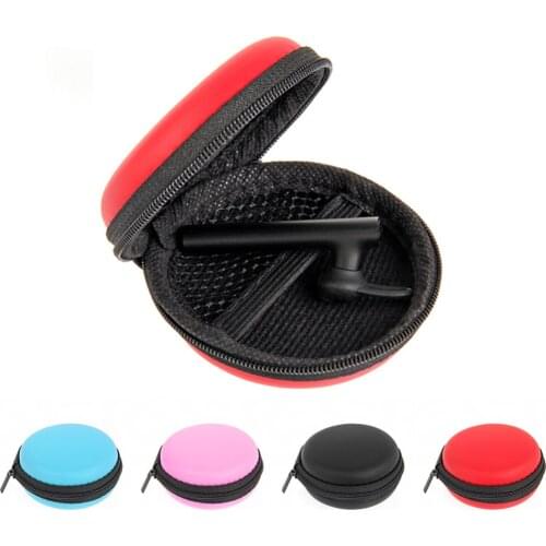 8x3.5cm Hot EVA Earphone Wire Cables Box Round Cute Data Line Storage Box Case Container Organizer Coin Purse Box