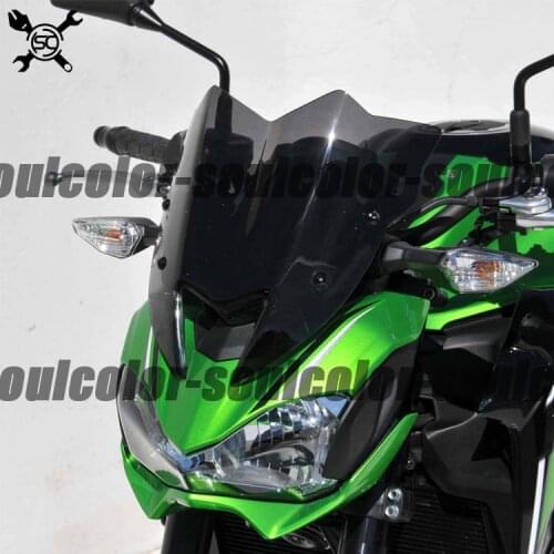 Motorcycle Sports Viser VIsor WindScreen Windshield Fits For Kawasaki Z900 2017 2018 Double Bubble