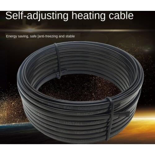 Heating Tape Heat Cable Snow Melting Drain Water Pipe 20w/m 2 Years Copper Defrost, Trace, Other Applications Stranded 30