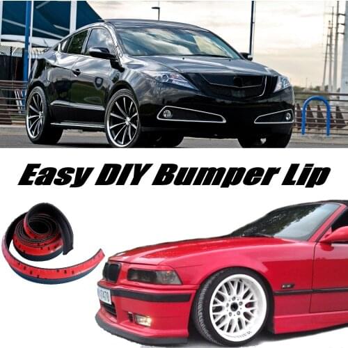 NOVOVISU For Acura ZDX 2009~2016 Advance Bumper Lip Deflector / Front Skirt Spoiler For TG Fans View / Body Kit / Strip Skirt