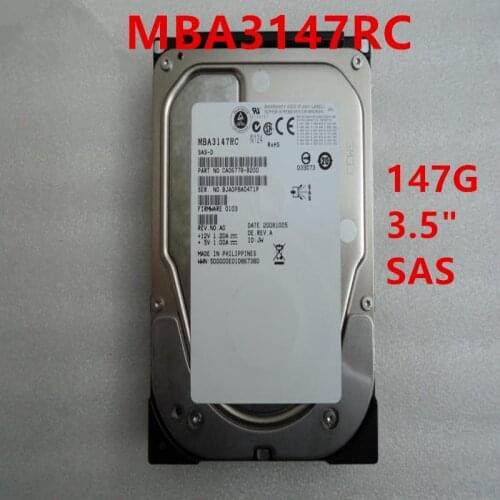 New HDD For Dell/Fujitsu 147GB 3.5" 15K 32MB SAS 6 Gb/s For Internal HDD For Server HDD For 0XK111 MBA3147RC