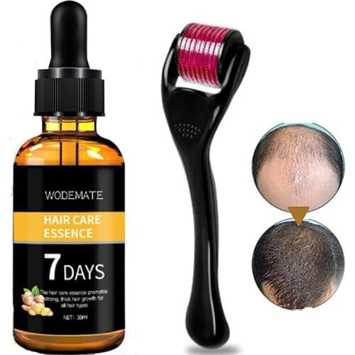 Wholesale Ginger Hair Growth Essence 7 Days Germinal Hair Growth Serum Essence Oil Hair Loss Treatment Growth Hair For Men Women