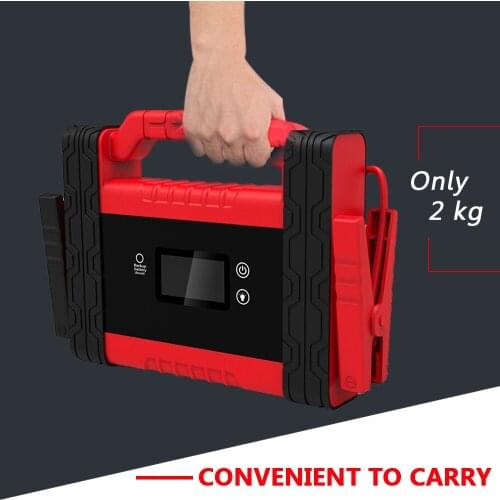 1200A 12v Portable Car Jump Starter Mini Power Bank Car 6000mAh High Battery Capacity 12V Auto Starting Device