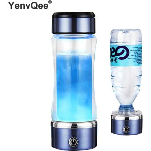 350ML Portable Hydrogen Rich Generator Water Filter Cup Ionizer H2 PEM Hydrogen alkaline Bottle Electrolysis Drink Hydrogen