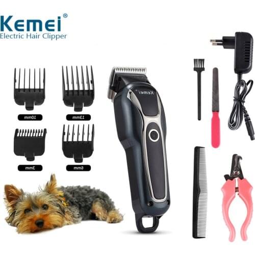 Professional Animal Hair Trimmer Pet Dog Shaver Cat Hair Trimmer Charged Hair Clipper Hair Cutting Machine Low-noise Trimmer D42