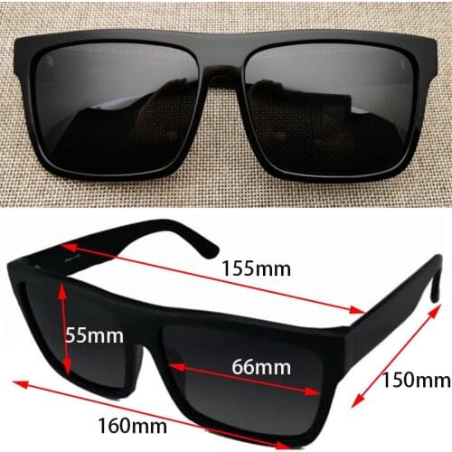 160mm Oversized Polarized Sunglasses Men Women Wide Face Sun Glasses for Man Driving Big Frame Black Mirror