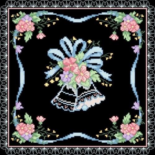 Together forever cross stitch package swans rose lovers marriage 18ct 14ct 11ct cloth cotton thread embroidery DIY handmade