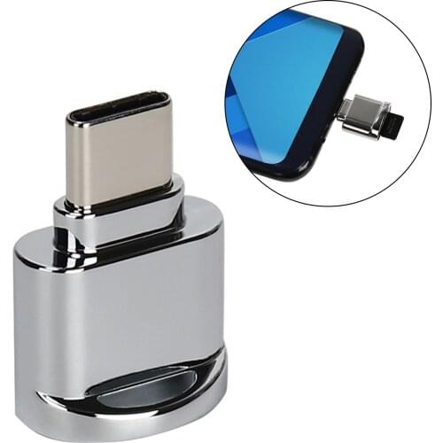 VONETS Mini USB 3.1 Type C Micro SD TF Memory Card Reader OTG Adapter for Apple MacBook Samsung Galaxy S8 Smart Phone Tablet