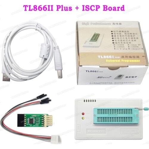 XGecu MiniPro TL866II Plus With ISCP USB EEPROM Universal Bios Nand Programmer Updated of EZP2019 TL866A TL866CS