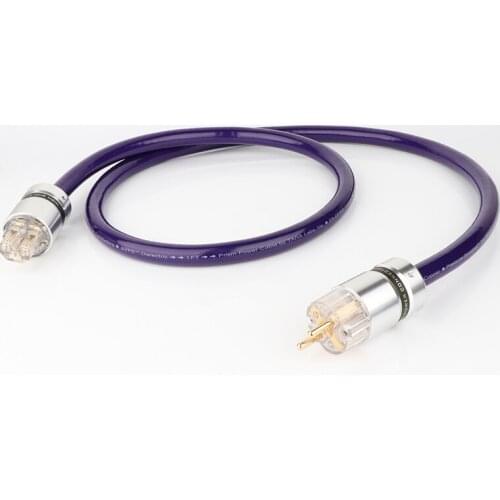 YTER SA-OF8N 8N OCC AC power cable Pure Copper European standard Power wire Connector EU Schuko Power Cord HIFI supply wire