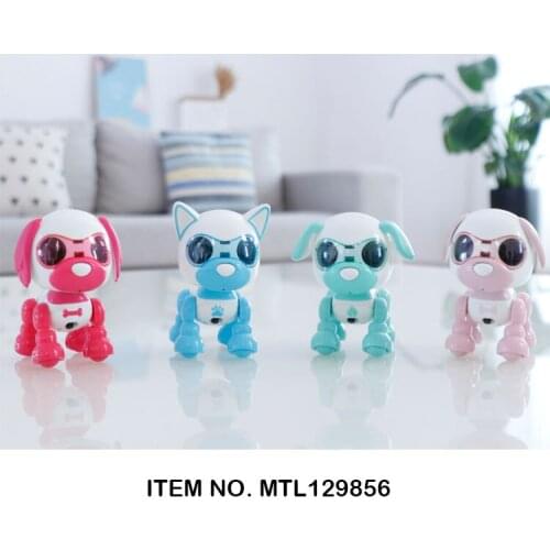 Recording Talking Emotion Pet Puppy Mini Remote Control Robot Toys with Light and Music BO Dog Robot Children Interactive Toys
