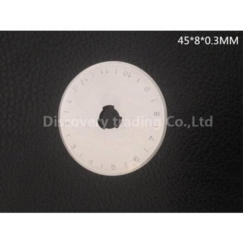 20pc 45mm Rotary Cutter Spare Blades Fit Olfa Dafa Rotary Cutter Fabric Paper Circular Cut Patchwork Craft Leather Blade