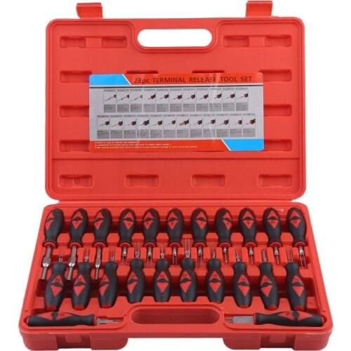 23pcs/set Universal Automotive Terminal Removal Tool Car Electrical Wire Clamp Pin Extractor Professional Connector Terminal
