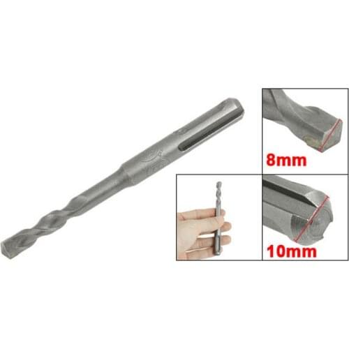 8mm Tip Width 110mm Length SDS Plus Shank Masonry Drill Bit Gray 5pcs