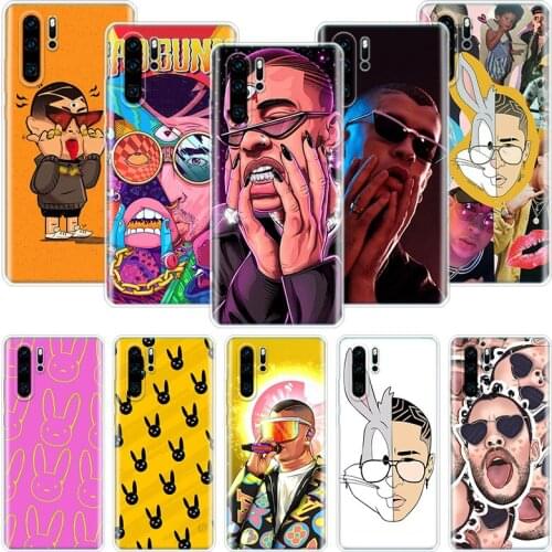Bad Bunny Singer Phone Case For Huawei Honor 10 9 20 9X 8A 8X 8S 7A 7X Lite Pro 10i 20i Y5 Y6 Y7 Y9 2019 Cover Coque