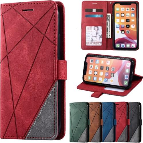 Leather Case For iPhone 12 Pro 11 Pro XS Max Phone Case For iPhone 12 mini X XR 8 7 6 6s Plus Shockproof Phone Stand Cover Bags