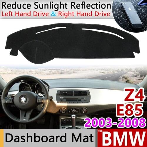 For BMW Z4 E85 2003~2008 Anti-Slip Anti-UV Mat Dashboard Cover Pad Shade Dashmat Protect Carpet Accessories 2004 2005 2006 2007