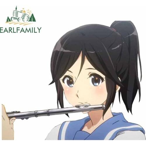 EARLFAMILY 13cm x 11.1cm for Nozomi Kasaki Car Sticker Vehicle Personality Laptop Decoration Waterproof Window Trunk Decal