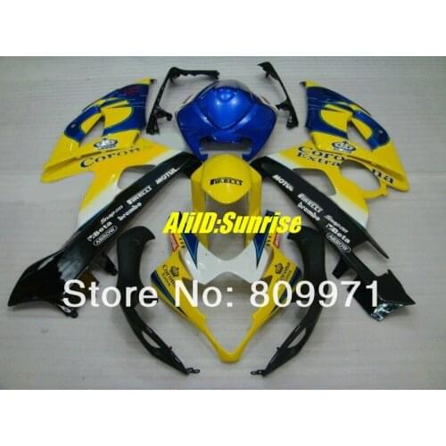 Custom yellow blue Fairing kit for SUZUKI GSXR1000 2005 2006 GSX-R1000 GSXR1000 K5 05 06 Injection mold Fairings set+gifts