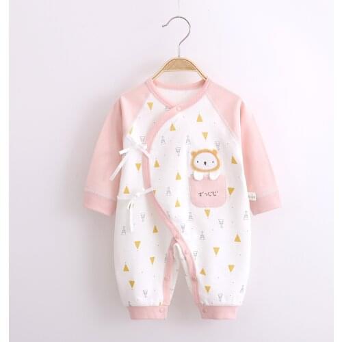Baby Girl Boys Clothing Rompers Jumpsuit Cute Soft Newborn Infant Baby Kimono Playwear Korean Baby Boy Clothes Baby Costume