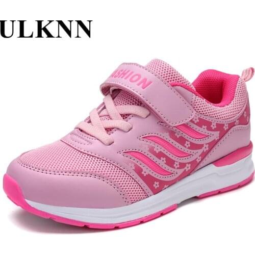 Tenis Infantil Children Surface 28 To 38 Students Running Shoes Girls' Mesh Breathable Princess Sneakers Kids Casual Shoes
