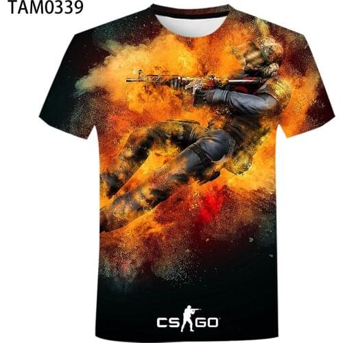 CS 3D Printing Mens And Womens Summer Youth Vitality Short Sleeve New Cool Pure Cotton Breathable Sweat Wicking T-Shirt