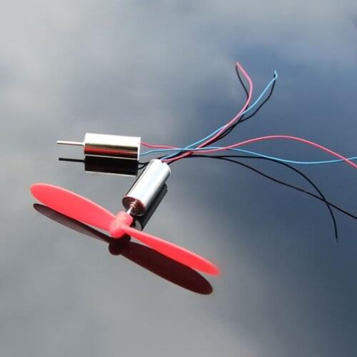 DC 3.7V 45000RPM Micro DIY Helicopter Coreless High Speed Motor No Propeller for Micro 4 Axis Aircraft Quadcopter Drone
