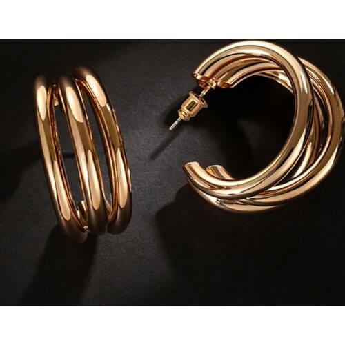 Fashion Statement Earrings Big Geometric Punk Earrings for Women Hanging Dangle Earrings Drop Earing Jewelry Wholesale Tassel