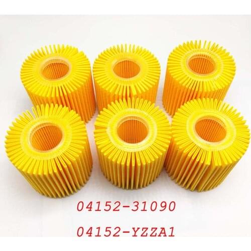 Yubao 6Sets Oil Filter Kits for Toyota Avalon Camry Highlander RAV4 Sienna Tacoma Venza Lexus 04152-YZZA1 04152-31090