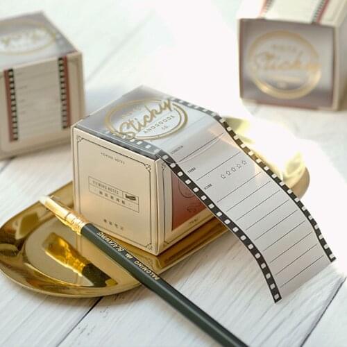 Creative Memo Pad Planner Sticky Note Planning Cube Pull-out Stationary Office Accessories To Do List Work Efficiency Management