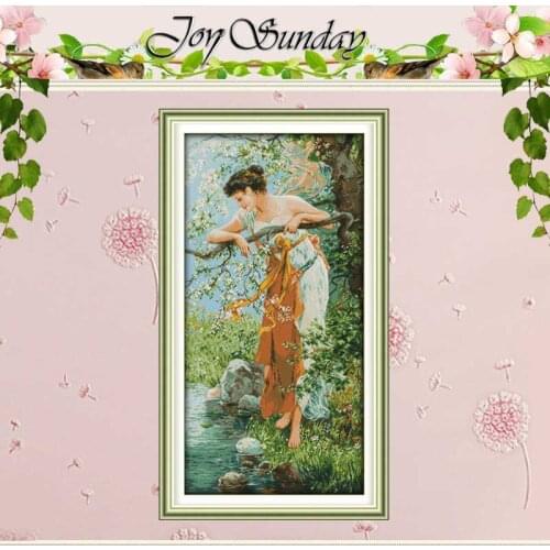 The Charm of Spring Counted Cross Stitch 11CT 14CT Cross Stitch Chinese Cross Stitch Kits for Embroidery Home Decor Needlework