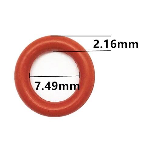 Wholesale 100pieces fuel injector orings for Mazda ID 7.49*CS 2.16mm rubber oring seals (AY-O2005) 7.49*2.16mm