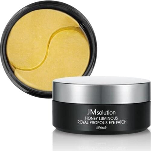 Korea Cosmetic JM Solution Honey Luminous Royal Propolis Eye Patch 60pcs Collagen Eye Mask Eye Care Sleep Masks Face Care Mask