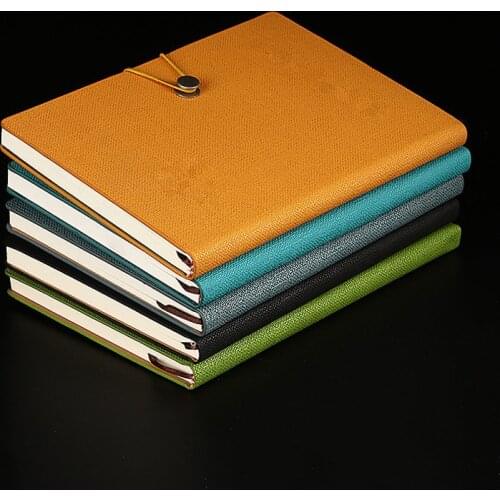 EZONE A5 Notebook Strap Buckle Student Diary Notepad Kawaii Students Stationery For School 2021 Agenda Imitation Leather Gifts