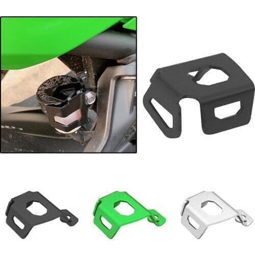 For Kawasaki Z400 Z650 Z900 NINJA400 650 Rear Brake Pump Fluid Reservoir Guard Protector Oil Cup Cover Clutch Fluid Reservoir