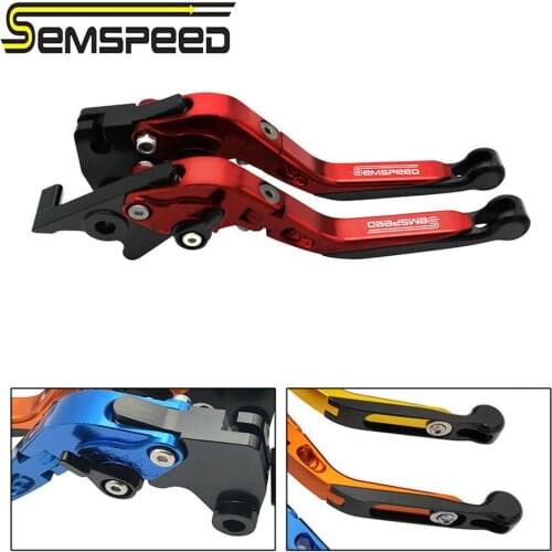SEMSPEED Motorcycle Brake Lever Extendable Folding Foldable Brake Cluth Levers For BMW S1000RR S1000R 2015 2016 2017 2018 2019