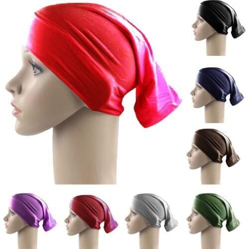 Modal Cotton Women Muslim Hijab Inner Cap Hair Loss Beanie Under Scarf Islamic Amira Hat Headwear Bone Bonnet Middle East Caps
